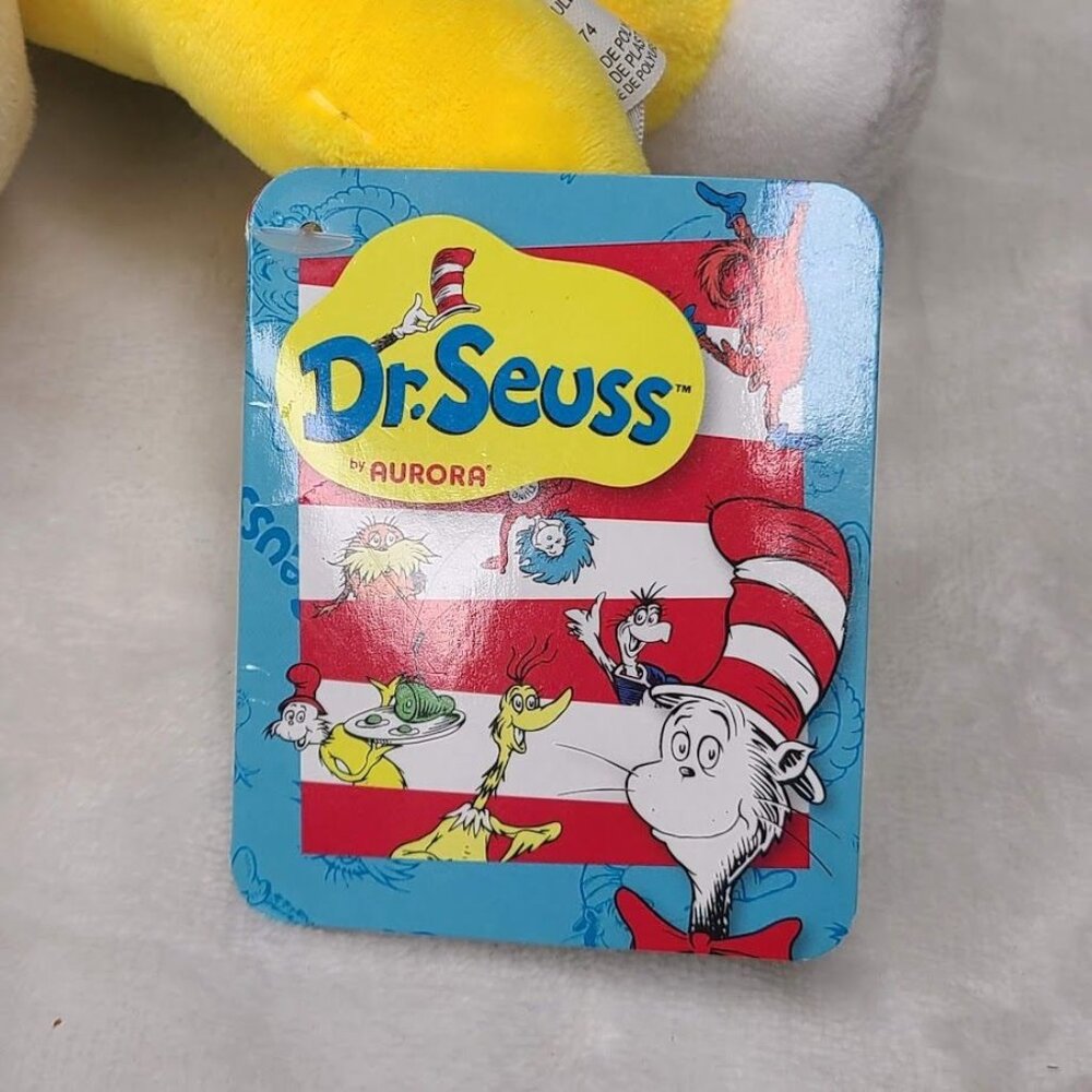 Aurora World Dr Seuss Sam I Am Green Eggs and Ham Plush Doll Stuffed Toy 12" NWT - Picture 4 of 10